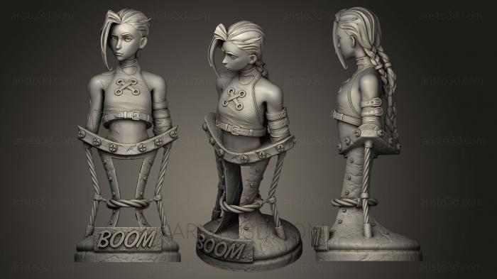 Busts of heroes and monsters (BUSTH_0186) 3D model for CNC machine